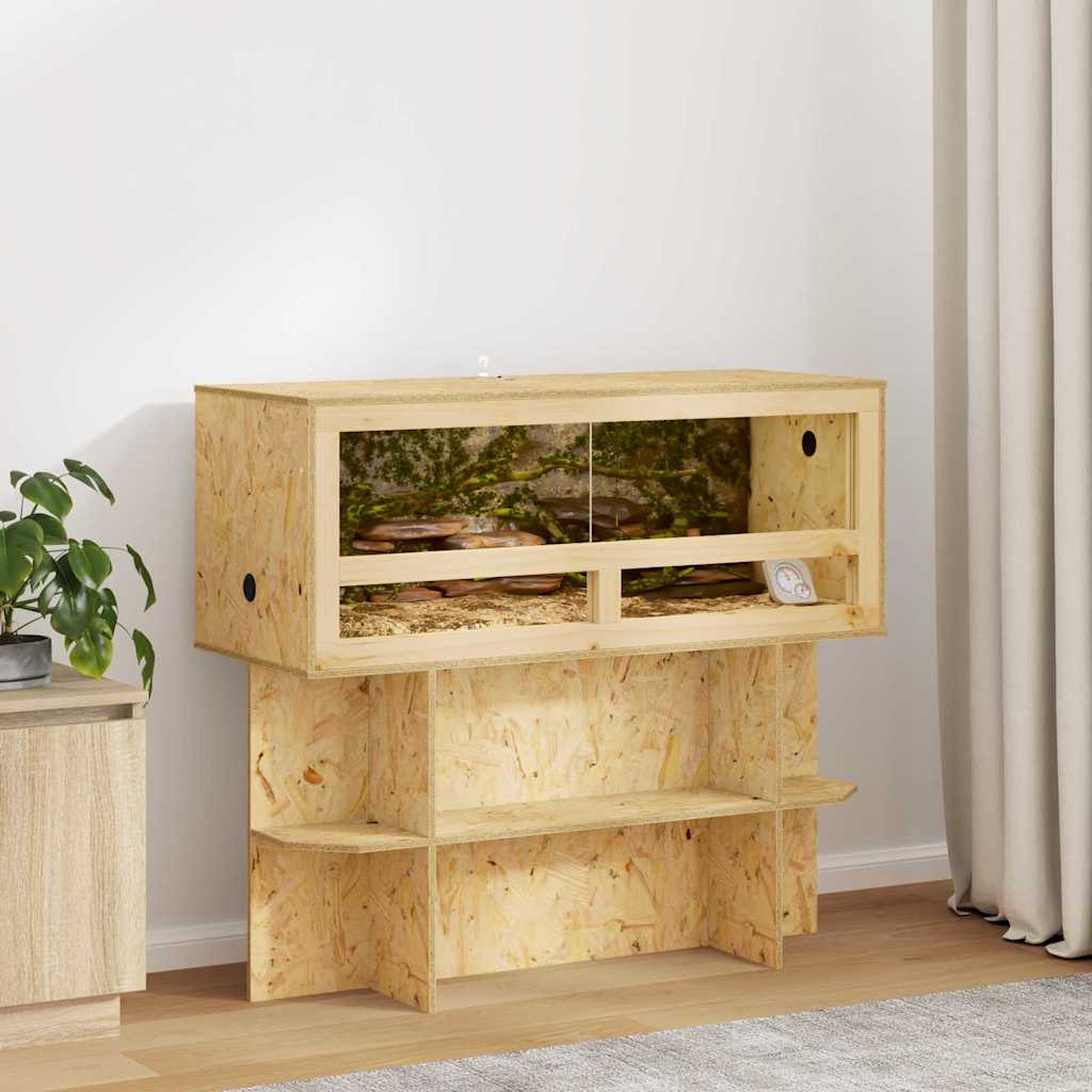 vidaXL Terrarium Braun 100 x 40 x 40 cm OSB