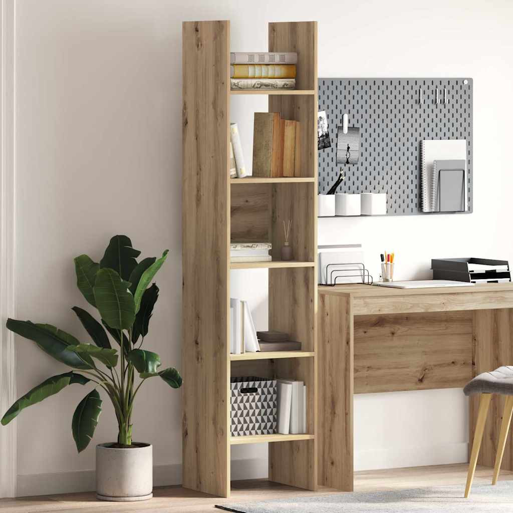 vidaXL Bücherregal 5 Ebenen 40 x 35 x 180 cm Holzwerkstoff