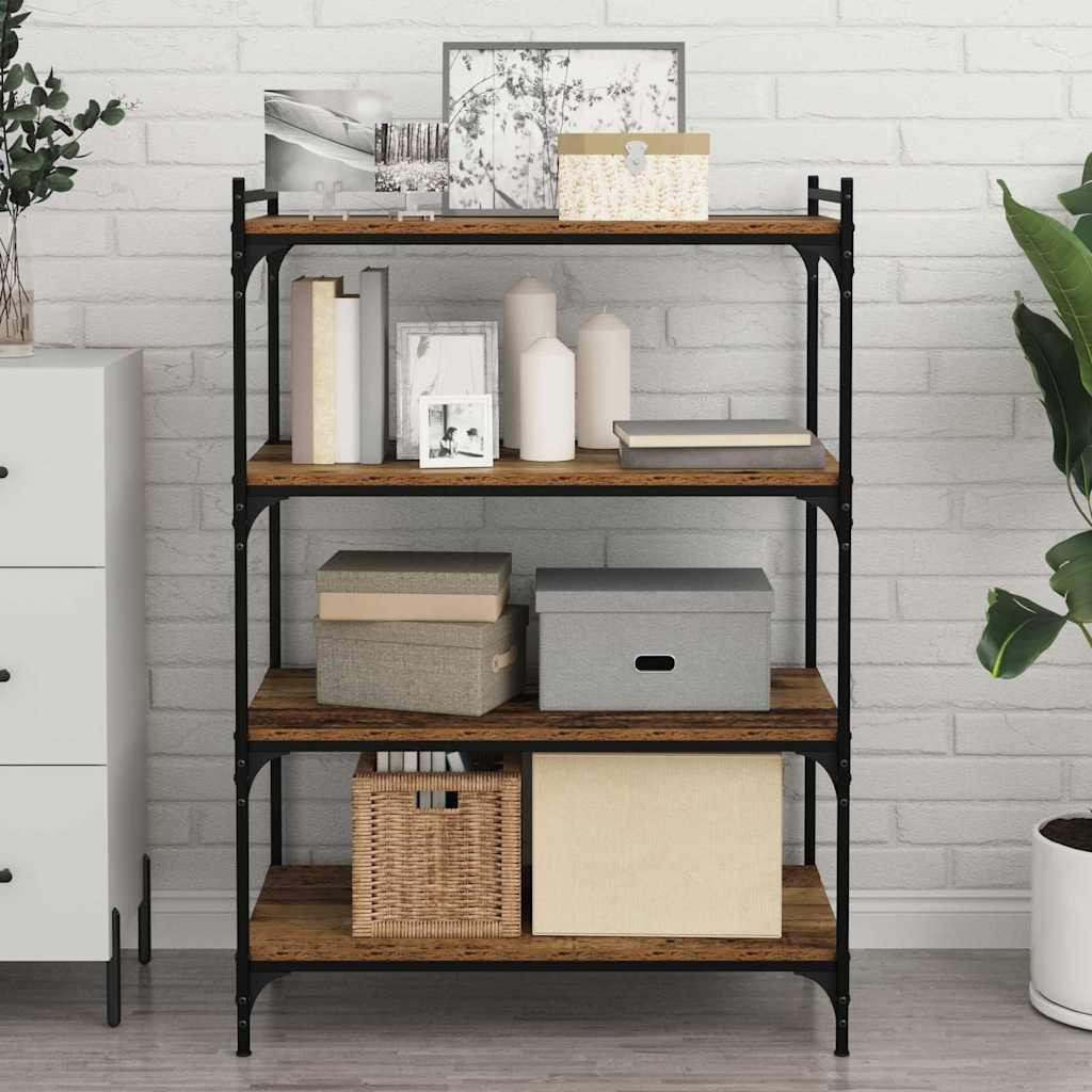 vidaXL Regalbrett 4 pcs Braun 80 x 40 x 1,5 cm Holzwerkstoff