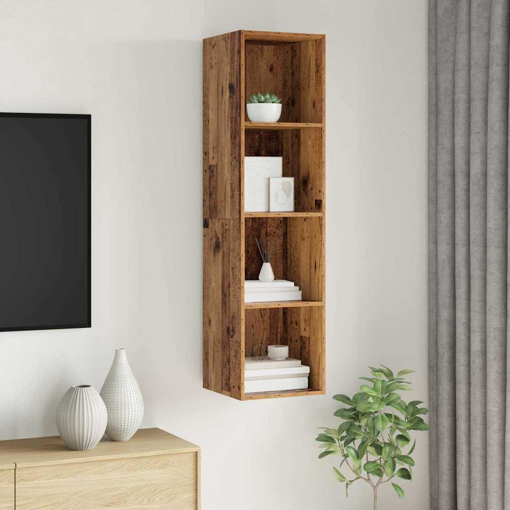vidaXL TV-Schrankset Altholz 37 x 37 x 142,5 cm Holzwerkstoff