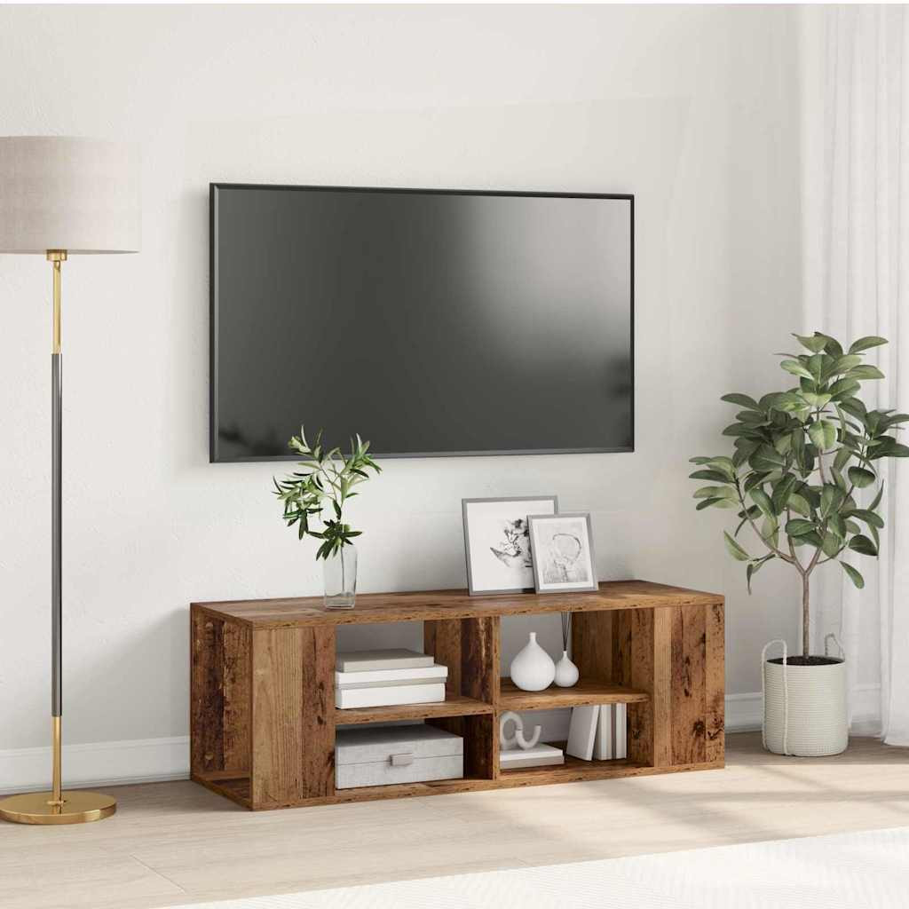 vidaXL TV-Schrankset Altholz 102 x 35 x 35 cm Holzwerkstoff
