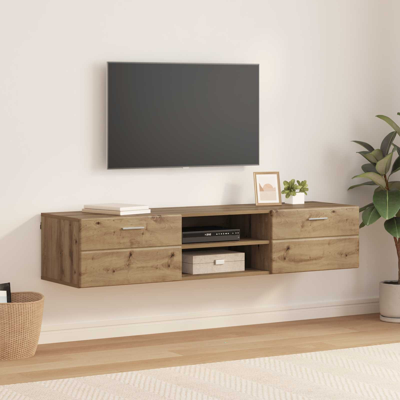 vidaXL Holzschrank 150 x 39 x 30 cm Artisan-Eiche Holzwerkstoff