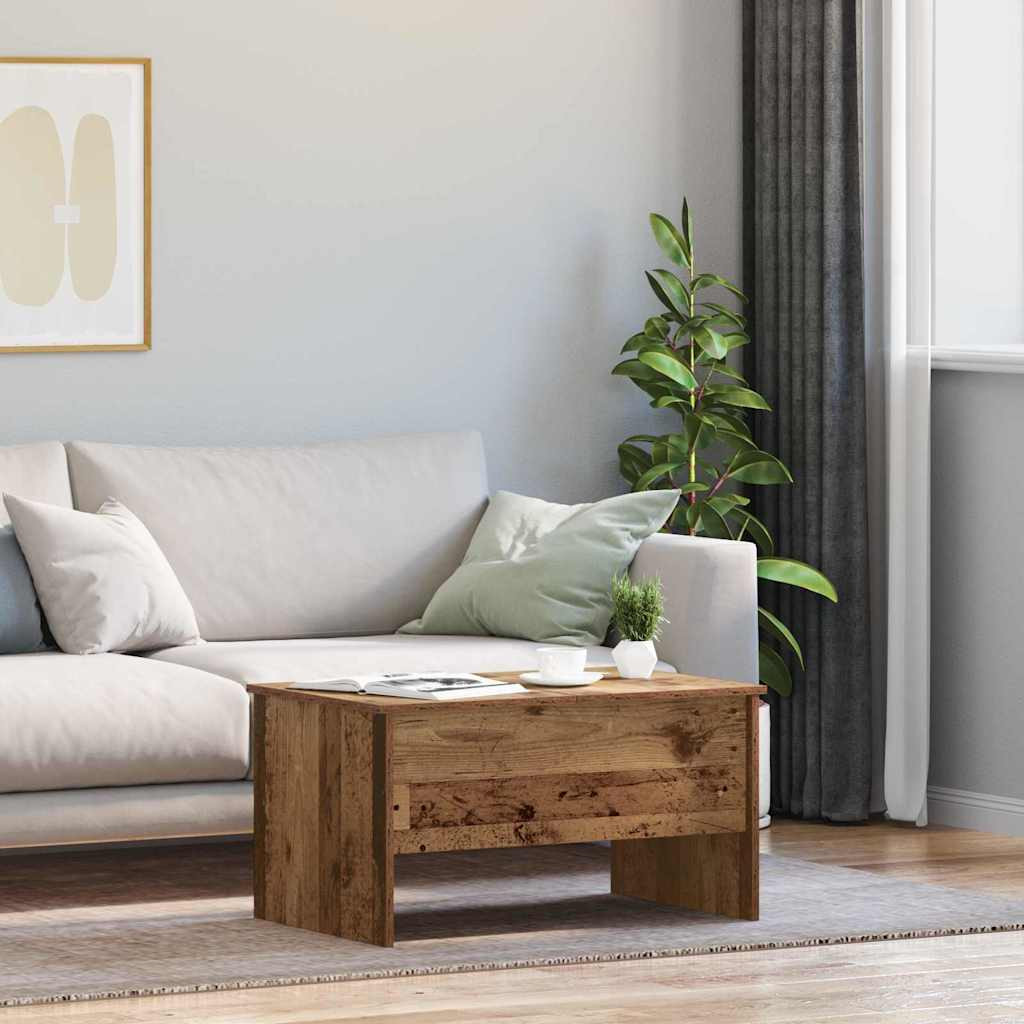vidaXL Couchtisch Altholz 102 x 50,5 x 46,5 cm Holzwerkstoff