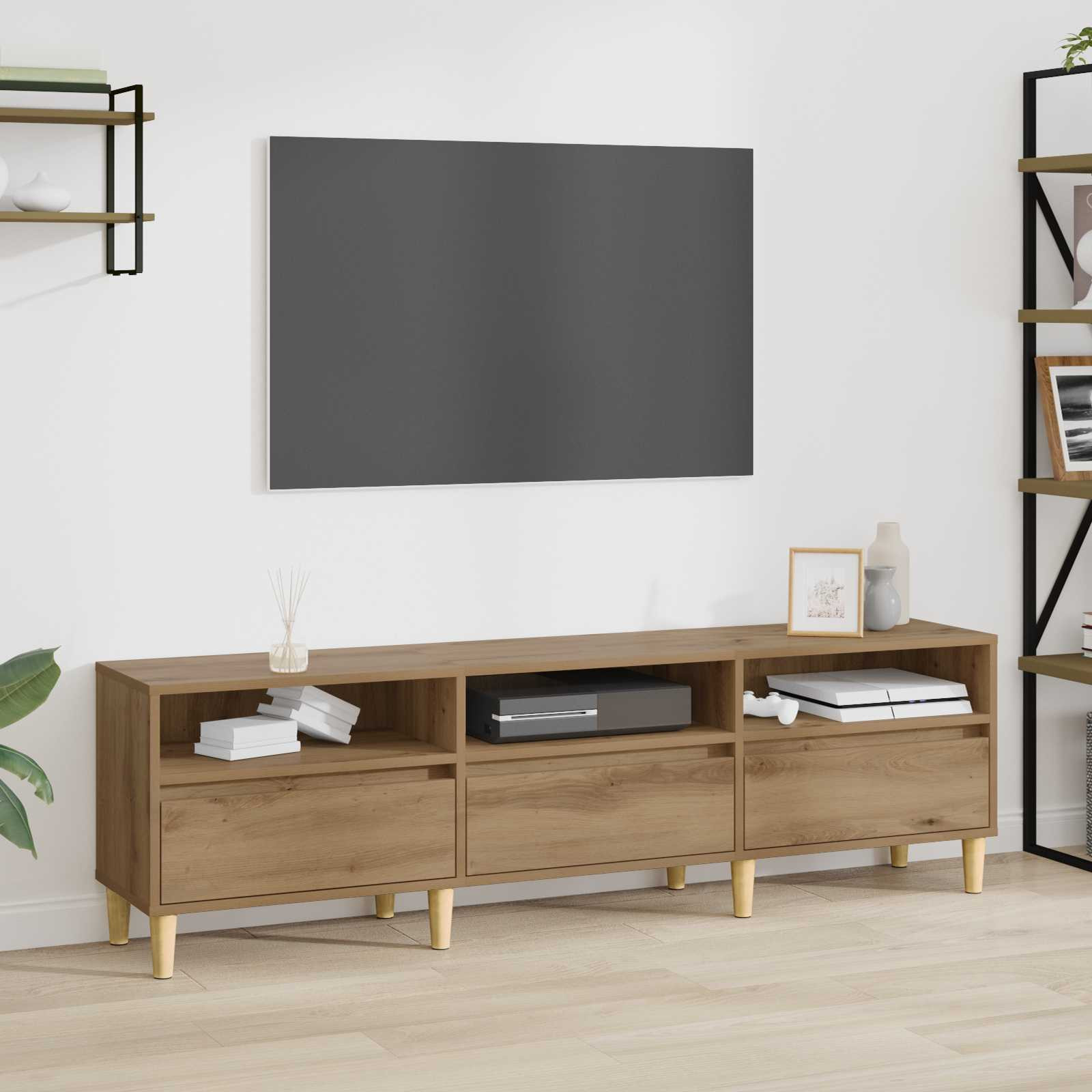 vidaXL TV-Schränk 150 x 30 x 45 cm Artisan-Eiche Holzwerkstoff
