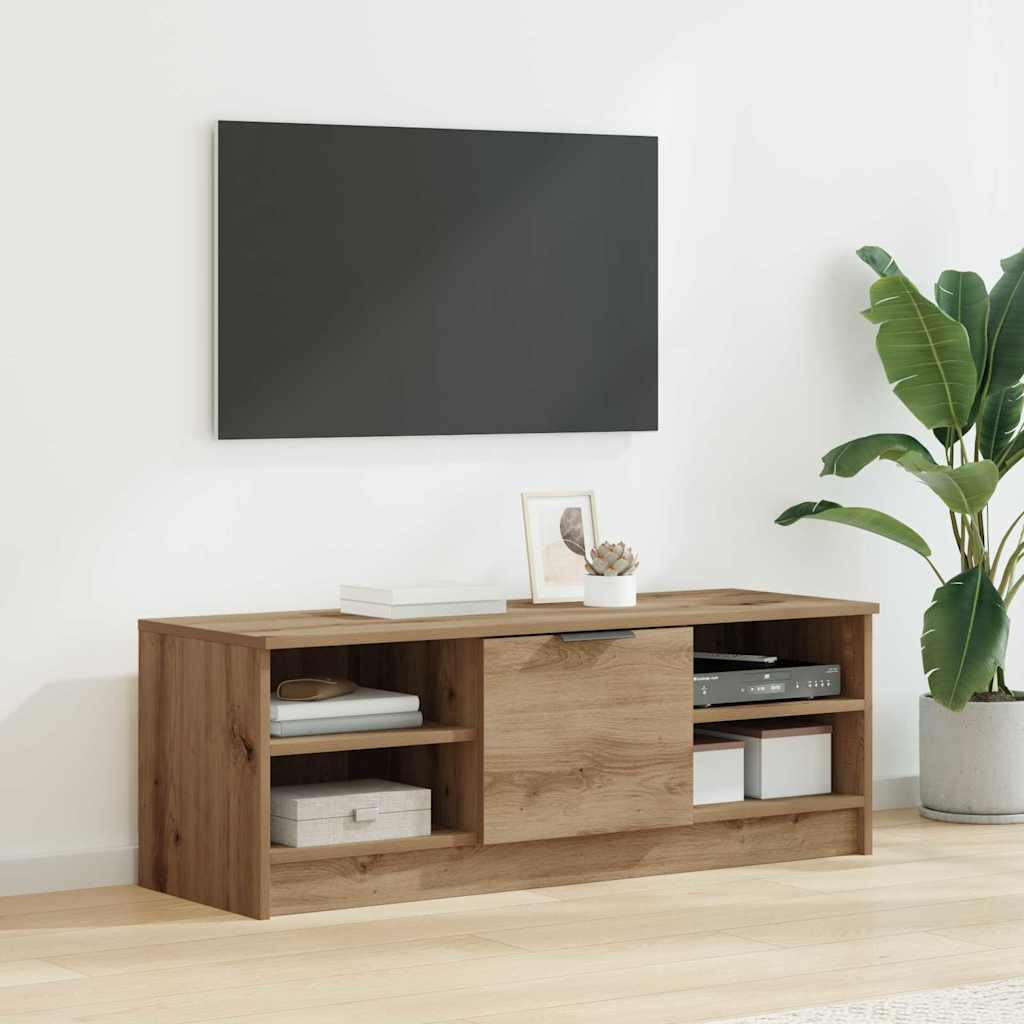 vidaXL TV-Schränk 102 x 35 x 36,5 cm Artisan-Eiche Holzwerkstoff
