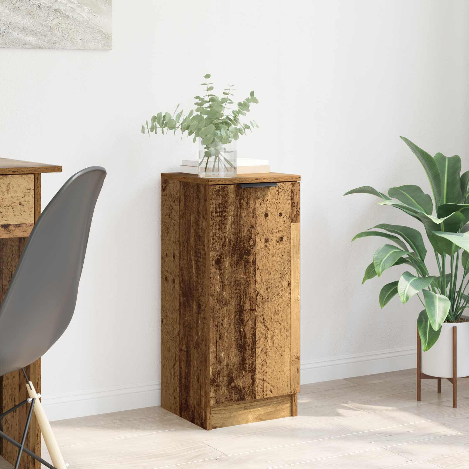 vidaXL Sideboard Altholz 30 x 30 x 70 cm Holzwerkstoff