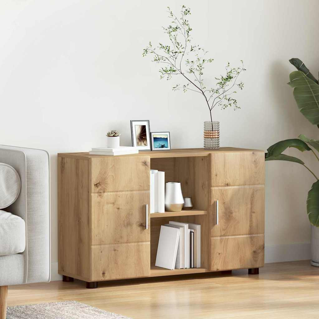 vidaXL Sideboard FLORIN 88,5 x 30,5 x 55,5 cm Artisan-Eiche