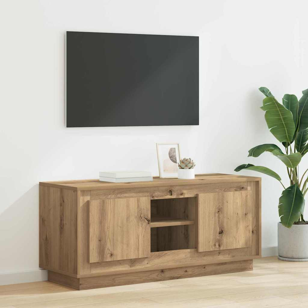 vidaXL TV-Schränk 102 x 35 x 45 cm Artisan-Eiche Holzwerkstoff