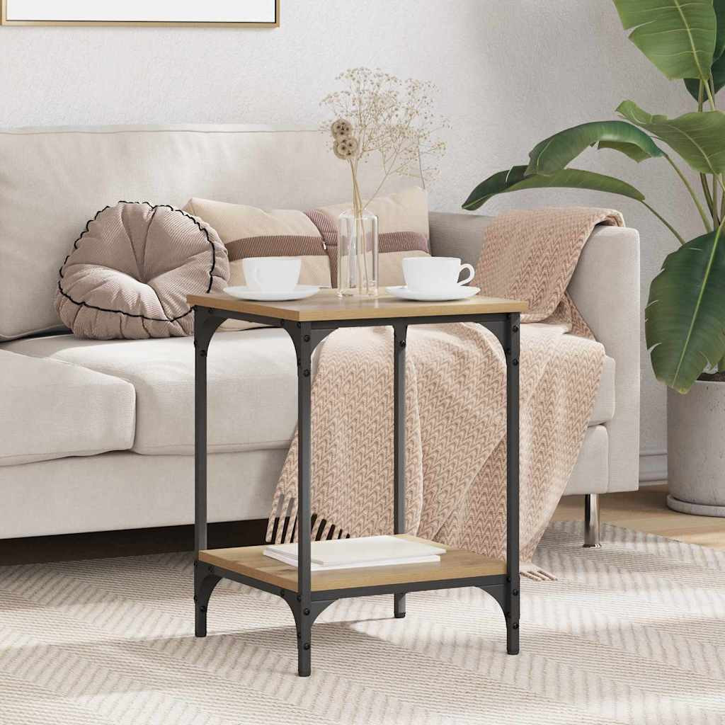 vidaXL Couchtisch Artisan-Eiche 40 x 40 x 55 cm Holzwerkstoff