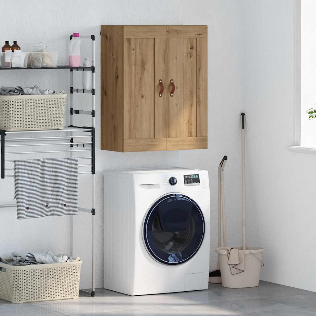 vidaXL Wandschrank Artisan-Eiche 69,5 x 34 x 90 cm Holzwerkstoff
