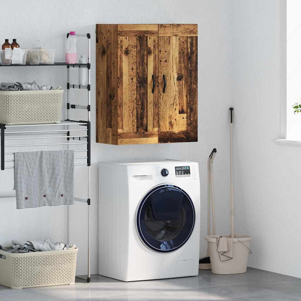 vidaXL Wandschrank Altholz 69,5 x 34 x 90 cm Holzwerkstoff