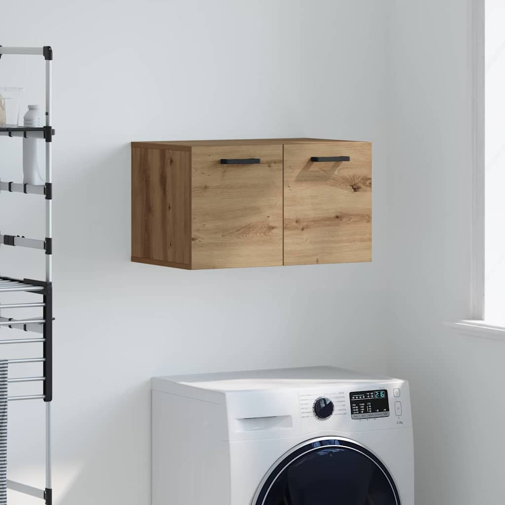 vidaXL Wandschrank 60 x 36,5 x 35 cm Holzwerkstoff Artisan-Eiche