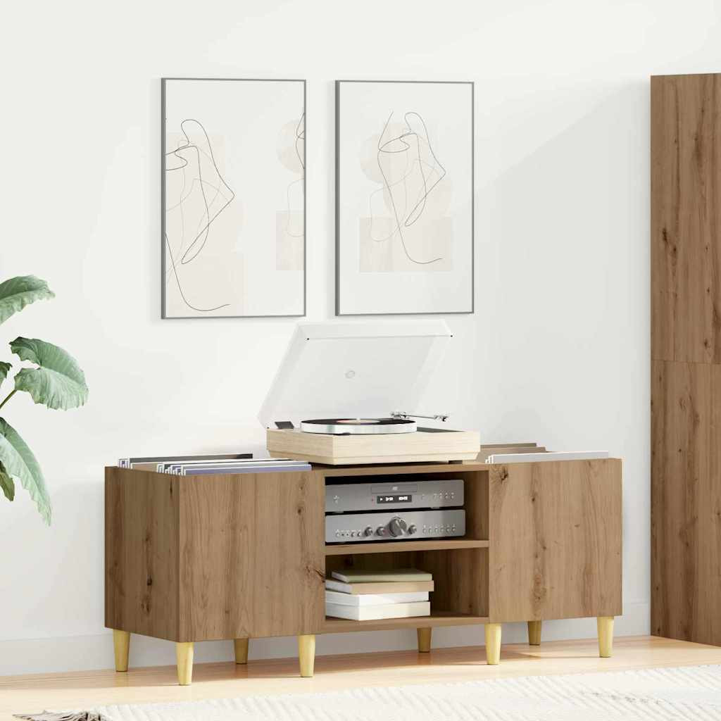 vidaXL Schallplattenschrank 121 x 38 x 48 cm Holzwerkstoff