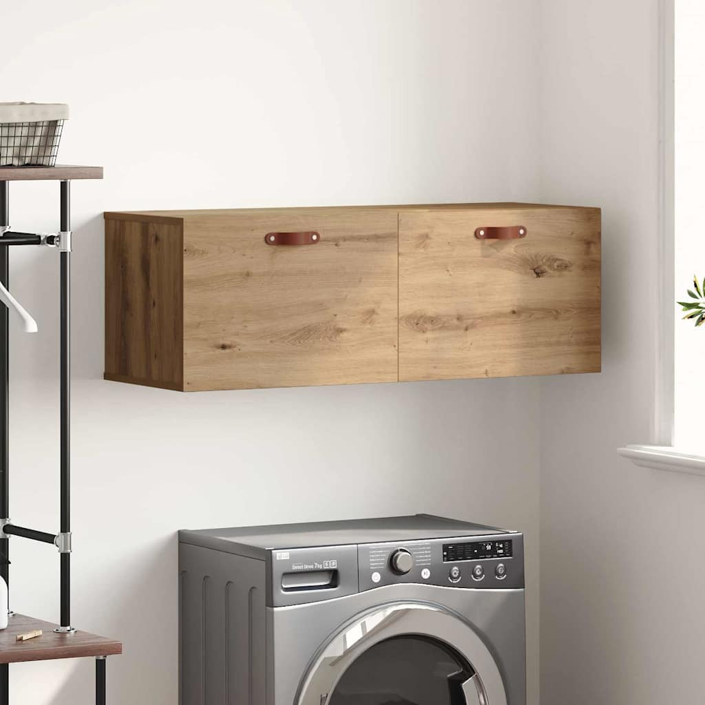 vidaXL Wandschrank 100 x 36,5 x 35 cm Holzwerkstoff Artisan-Eiche