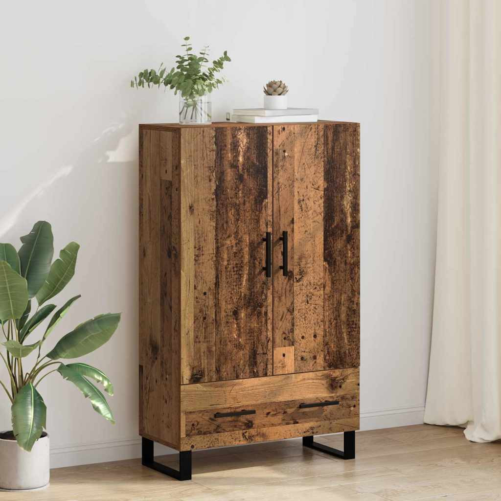 vidaXL Highboard Altholz 69,5 x 30 x 115 cm Holzwerkstoff