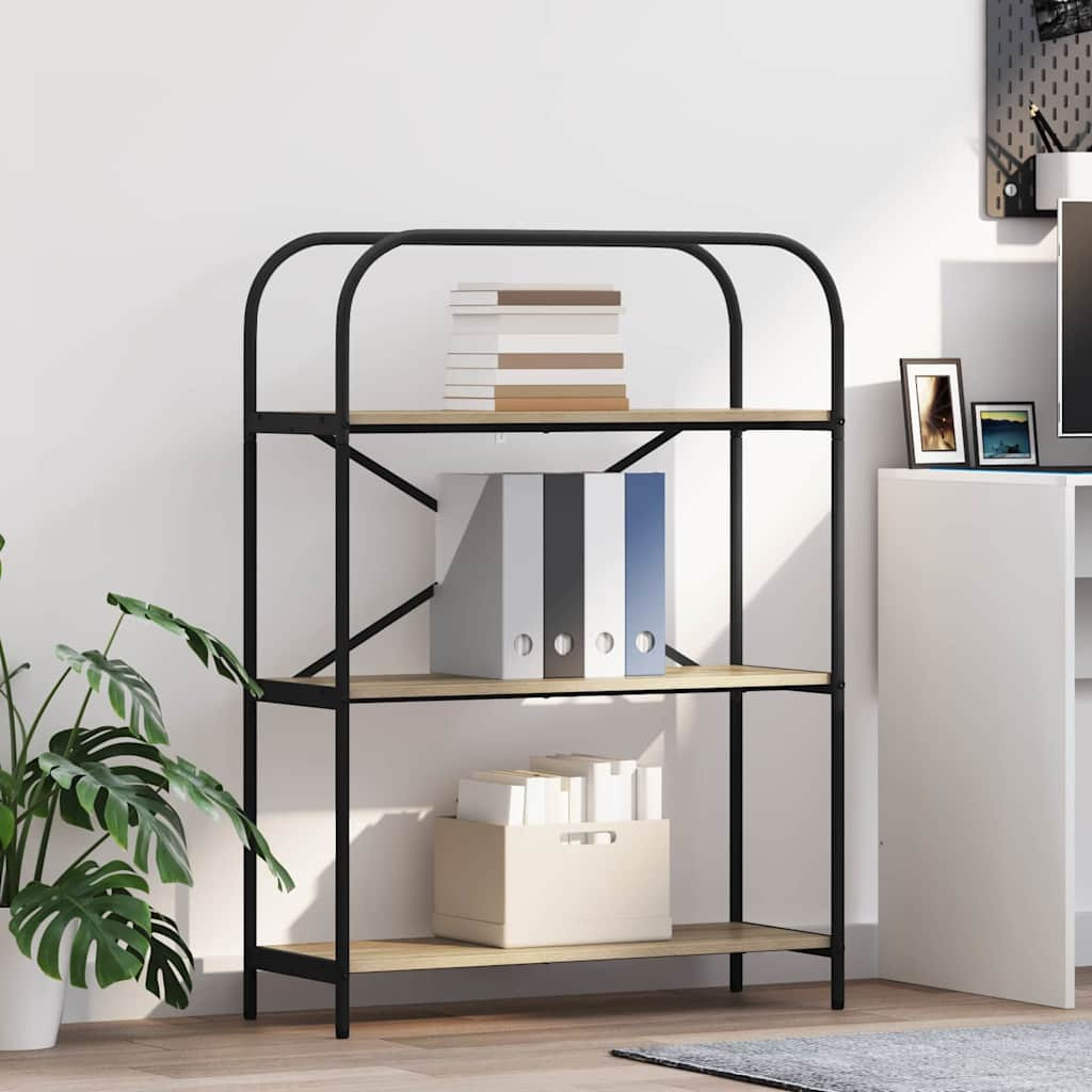 vidaXL Bücherregal Sonoma-Eiche 80 x 30 x 109 cm Holzwerkstoff