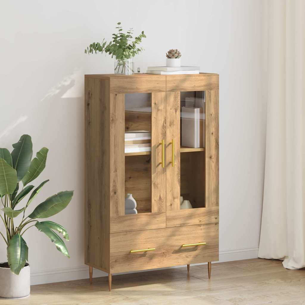 vidaXL Highboard Artisan-Eiche 69,5 x 31 x 115 cm