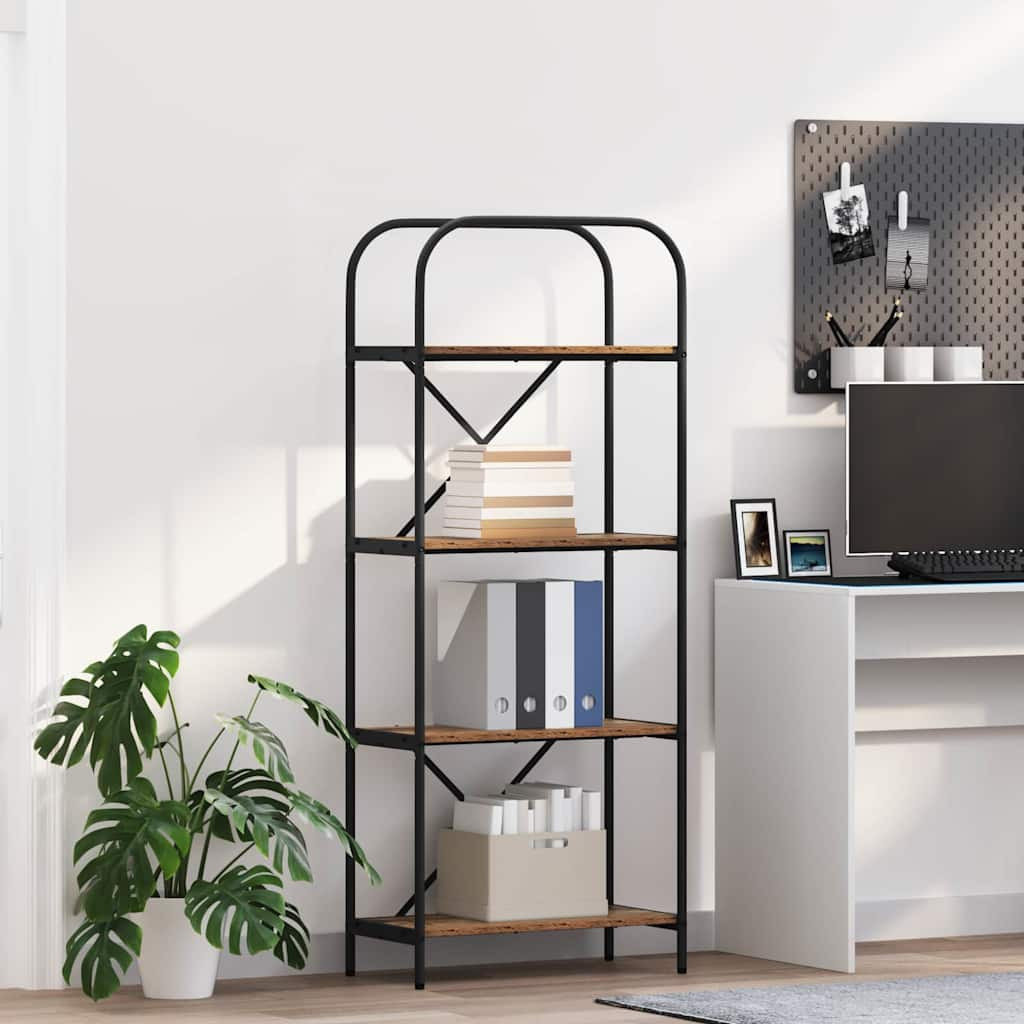 vidaXL Bücherregal Altholz 60 x 30 x 146 cm Holzwerkstoff