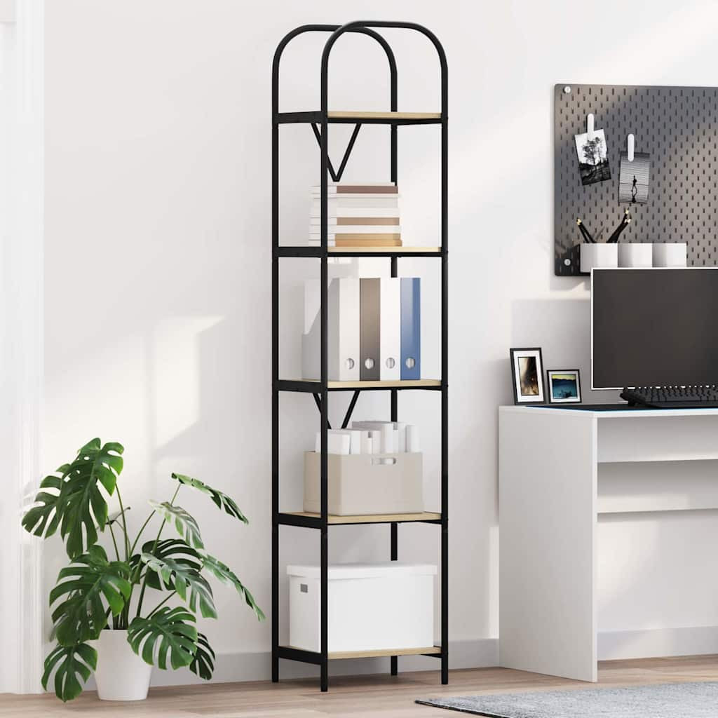 vidaXL Bücherregal Sonoma-Eiche 40 x 30 x 183 cm Holzwerkstoff