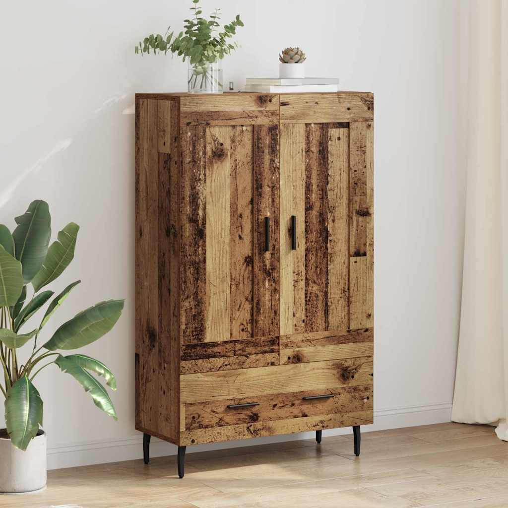 vidaXL Highboard Altholz 69,5 x 31 x 115 cm Holzwerkstoff