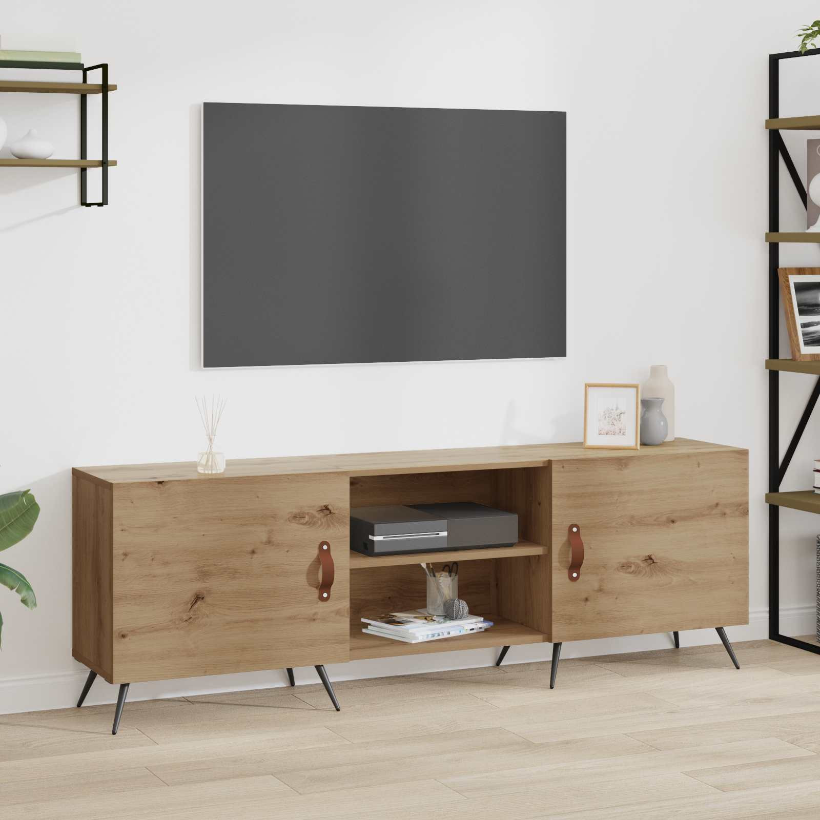 vidaXL TV-Schränk 150 x 30 x 50 cm Artisan-Eiche Holzwerkstoff