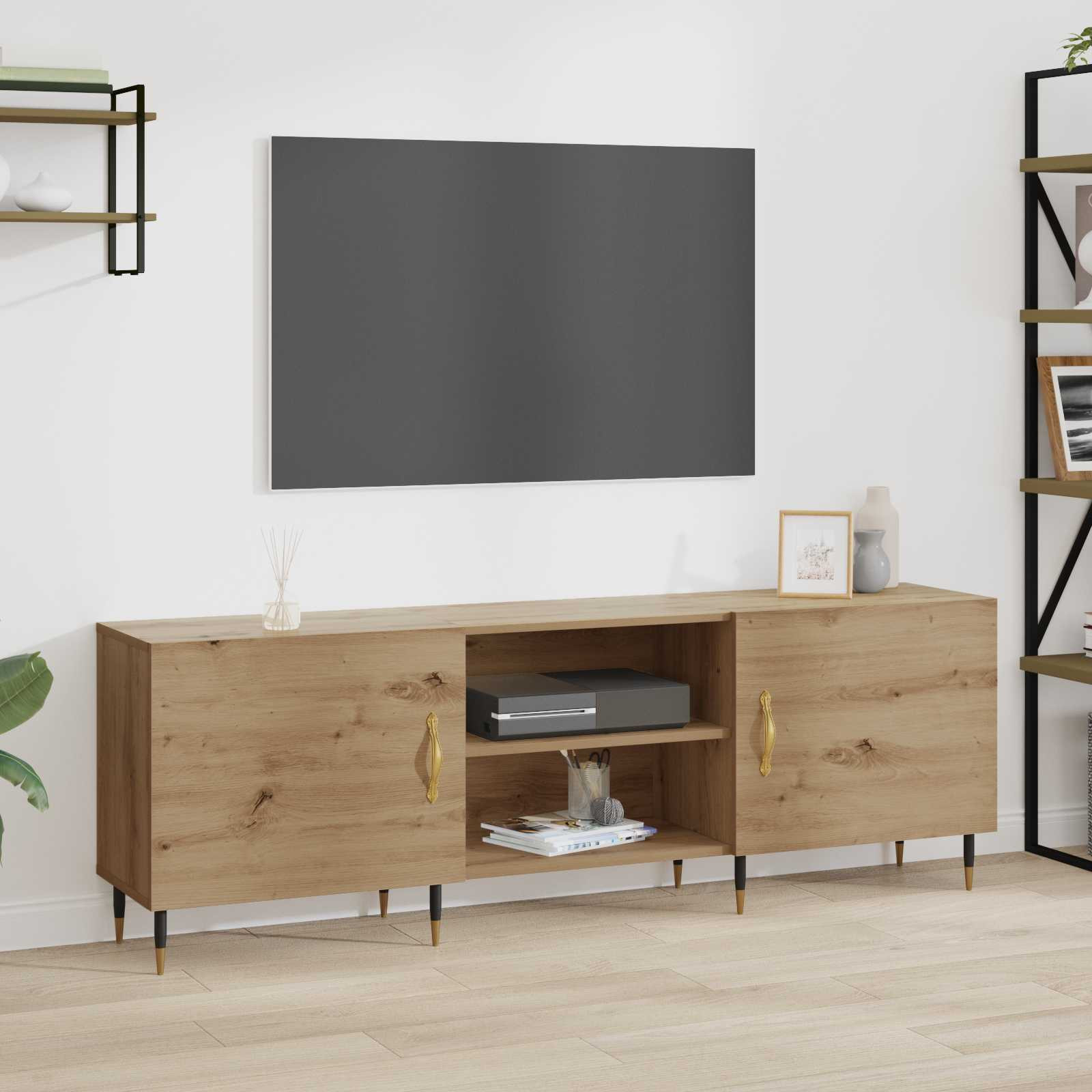 vidaXL TV-Schränk 150 x 30 x 50 cm Artisan-Eiche Holzwerkstoff