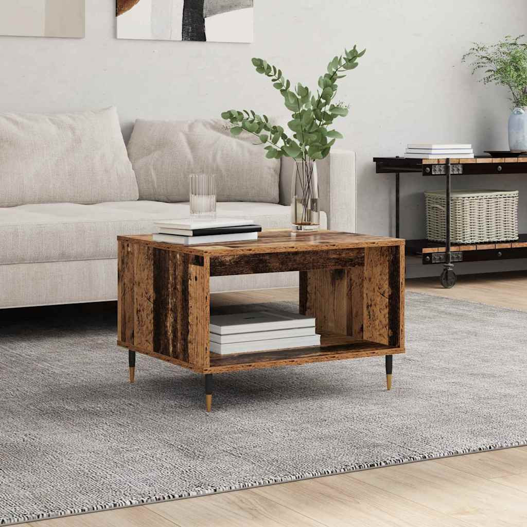 vidaXL Couchtisch Altholz 60 x 50 x 40 cm Holzwerkstoff