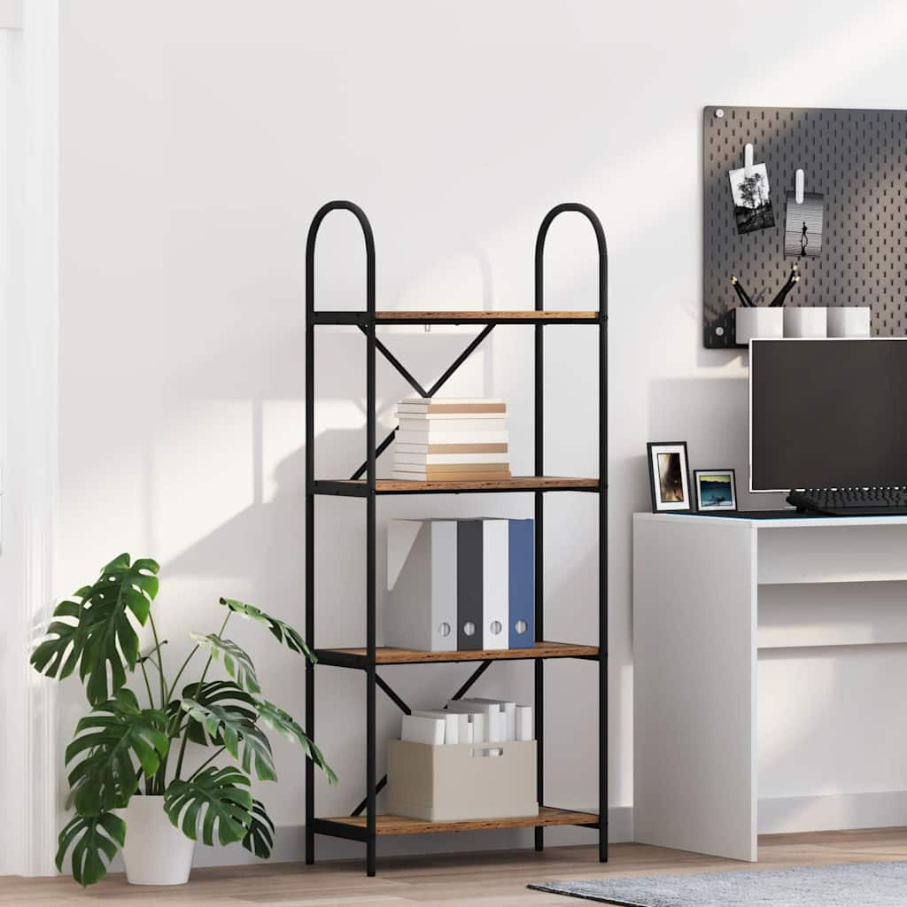 vidaXL Bücherregal Altholz 60 x 30 x 146 cm Holzwerkstoff