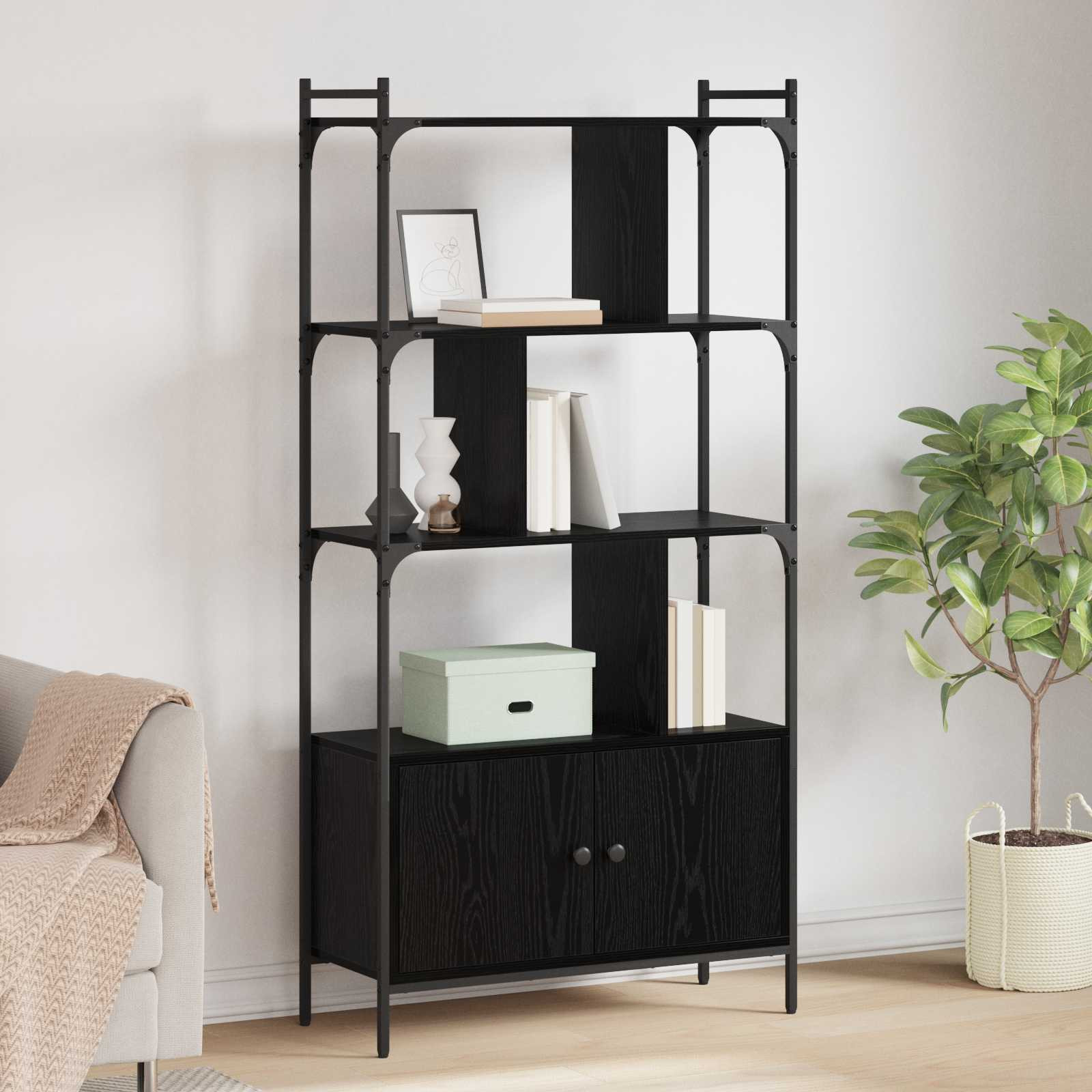 vidaXL Bücherregal 76,5 x 30 x 154,5 cm Holzwerkstoff