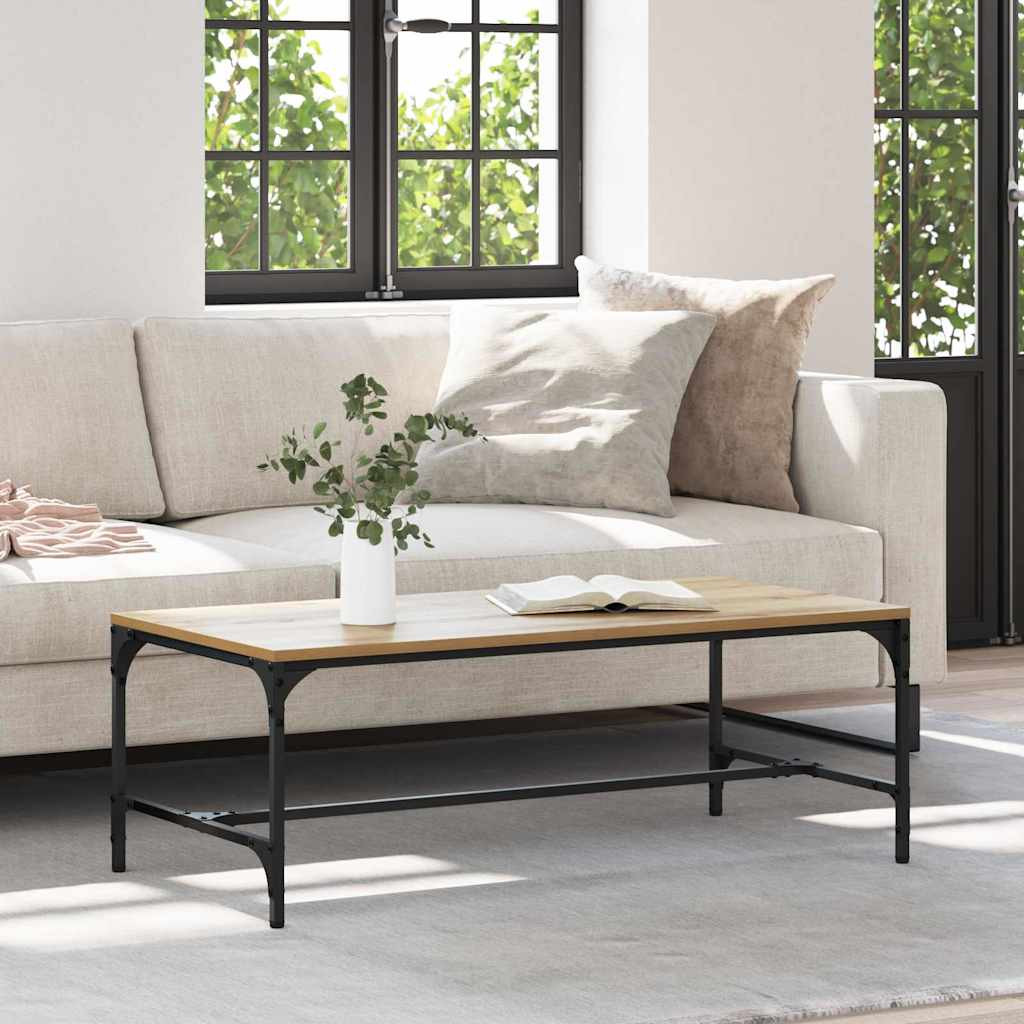 vidaXL Couchtisch Artisan-Eiche 100 x 50 x 35 cm Holzwerkstoff