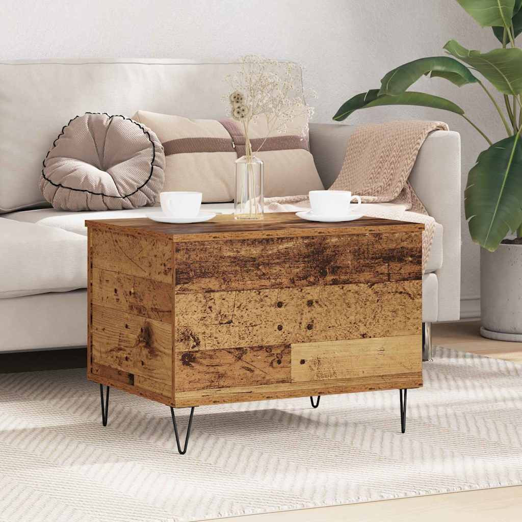 vidaXL Couchtisch Altholz 60 x 44,5 x 45 cm Holzwerkstoff