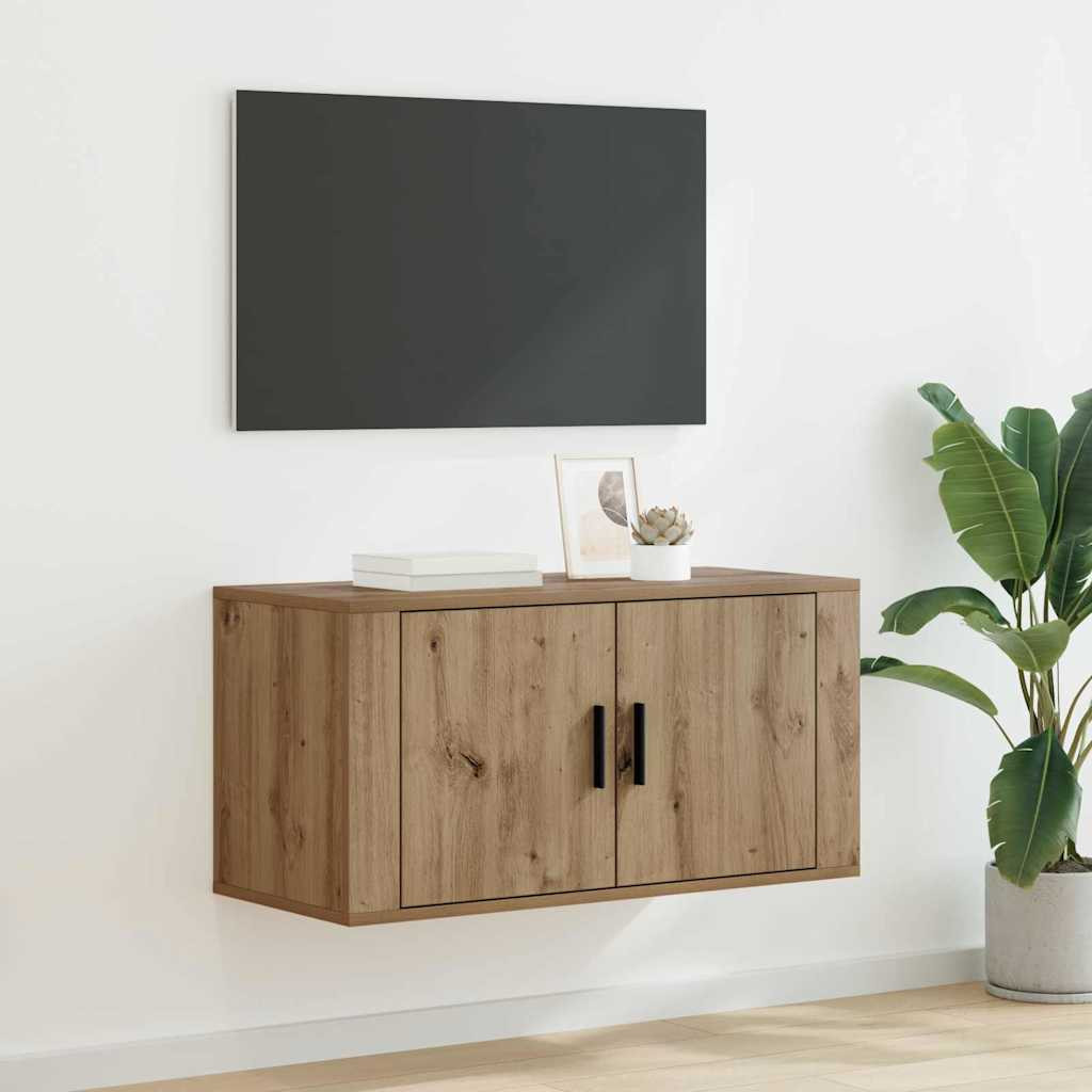 vidaXL 80 x 34,5 x 40 cm Artisan-Eiche