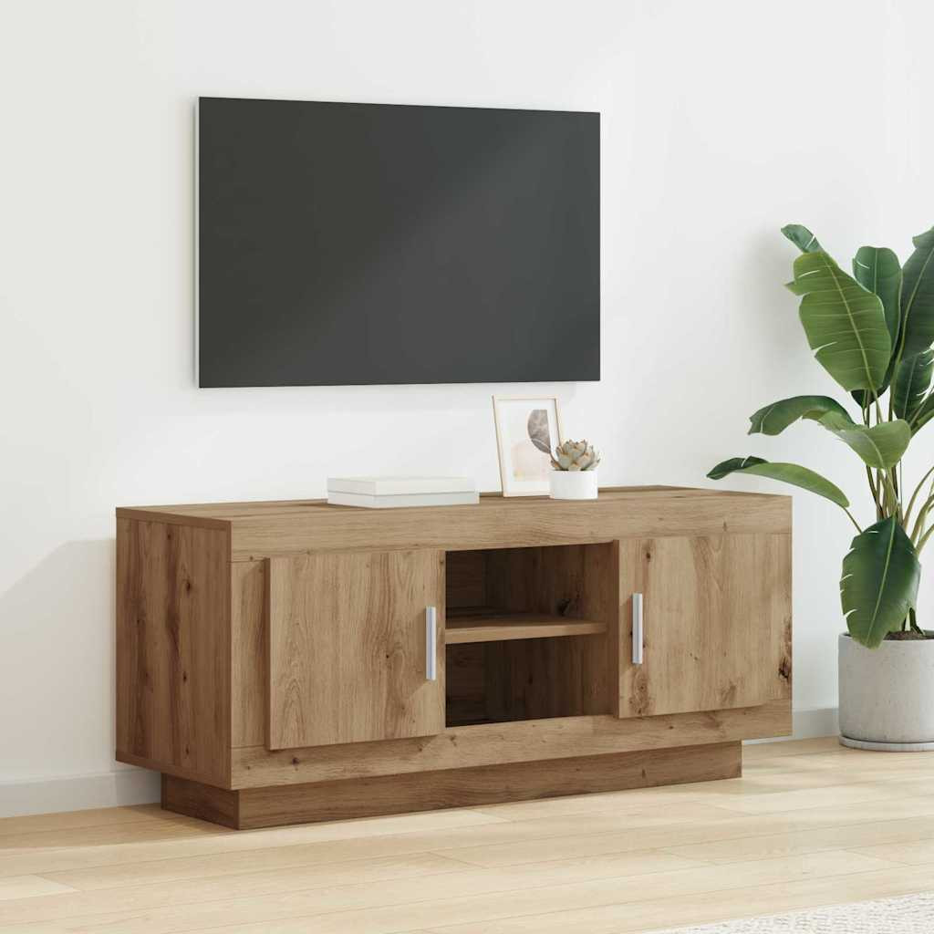 vidaXL TV-Schränk 102 x 35 x 45 cm Artisan-Eiche Holzwerkstoff