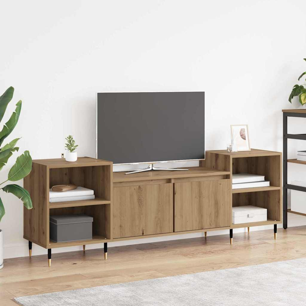 vidaXL TV-Schränk 160 x 35 x 55 cm Artisan-Eiche Holzwerkstoff