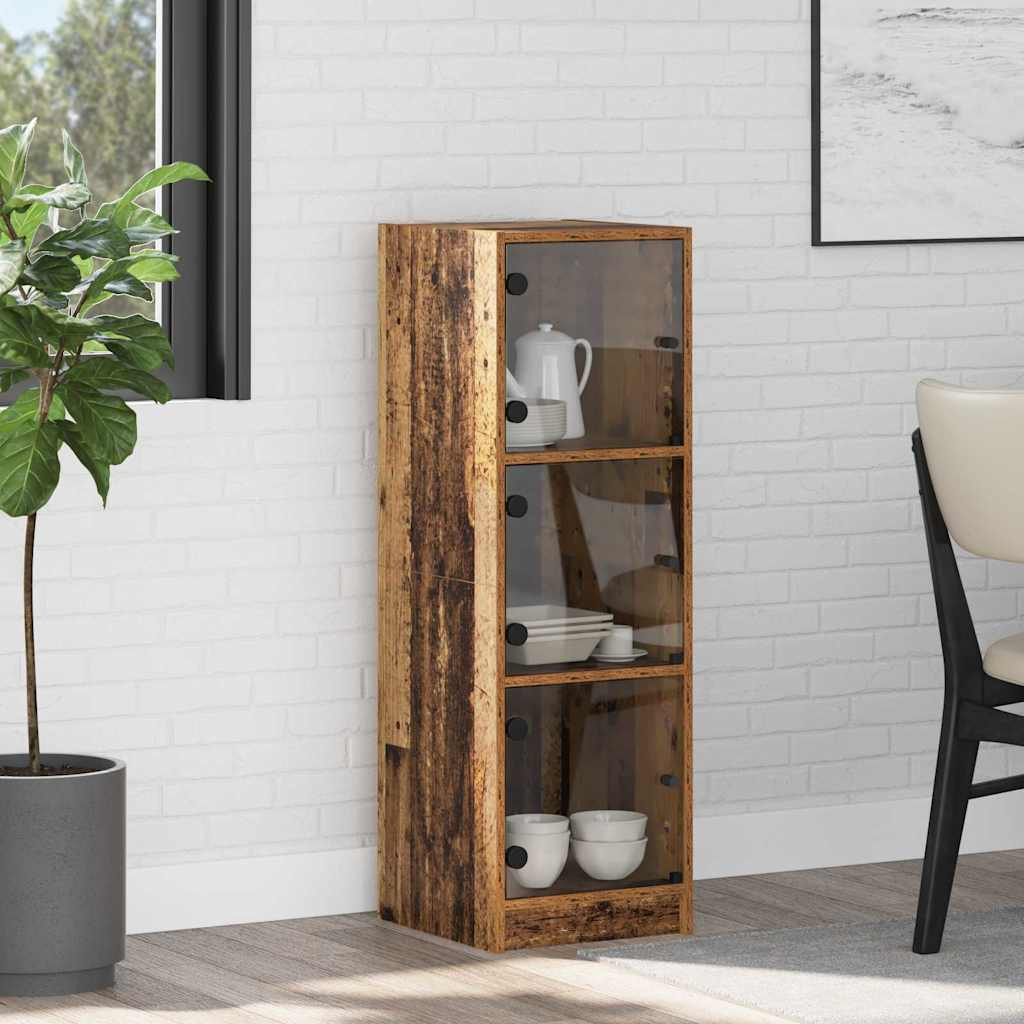 vidaXL Highboard Altholz 35 x 37 x 109 cm Holzwerkstoff