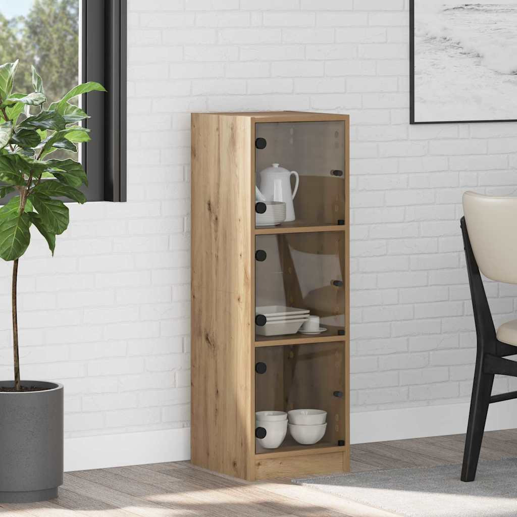 vidaXL Highboard Artisan-Eiche 35 x 37 x 109 cm Holzwerkstoff