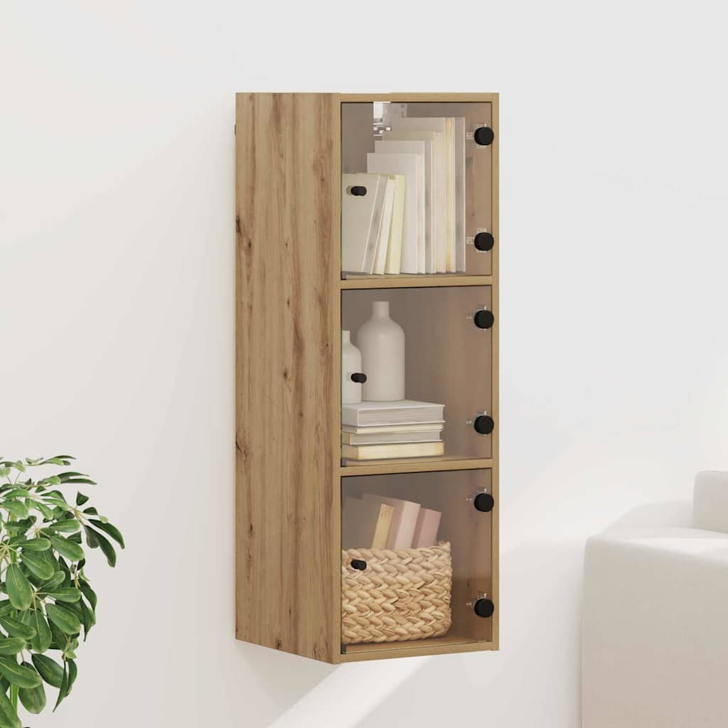 vidaXL Wandschrank 35 x 37 x 102 cm Holzwerkstoff Artisan-Eiche