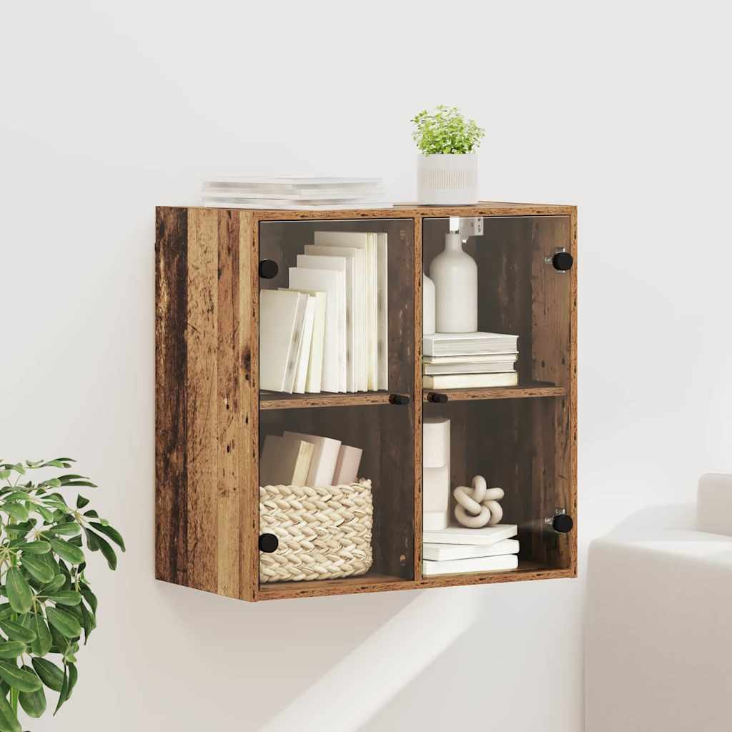 vidaXL Wandschrank Altholz 68 x 37 x 68,5 cm Holzwerkstoff
