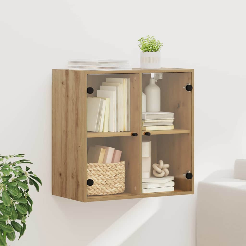 vidaXL Wandschrank 68 x 37 x 68,5 cm Holzwerkstoff Artisan-Eiche