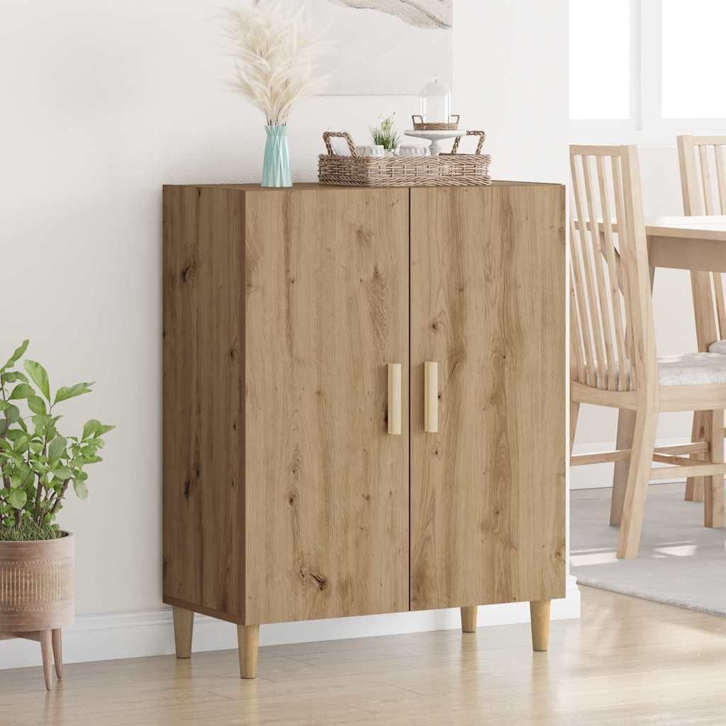 vidaXL Sideboard Artisan-Eiche 70 x 34 x 90 cm Holzwerkstoff