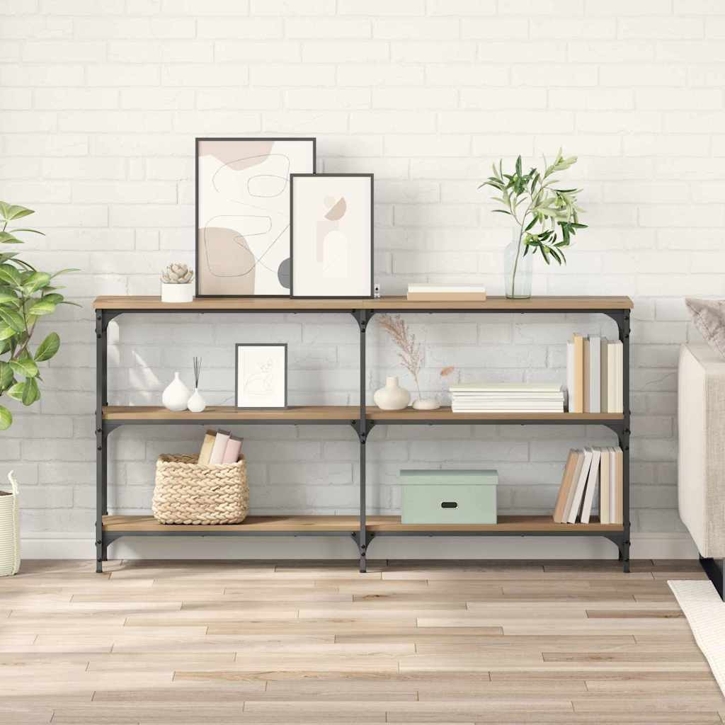 vidaXL Konsolentisch Artisan-Eiche 150 x 29 x 75 cm