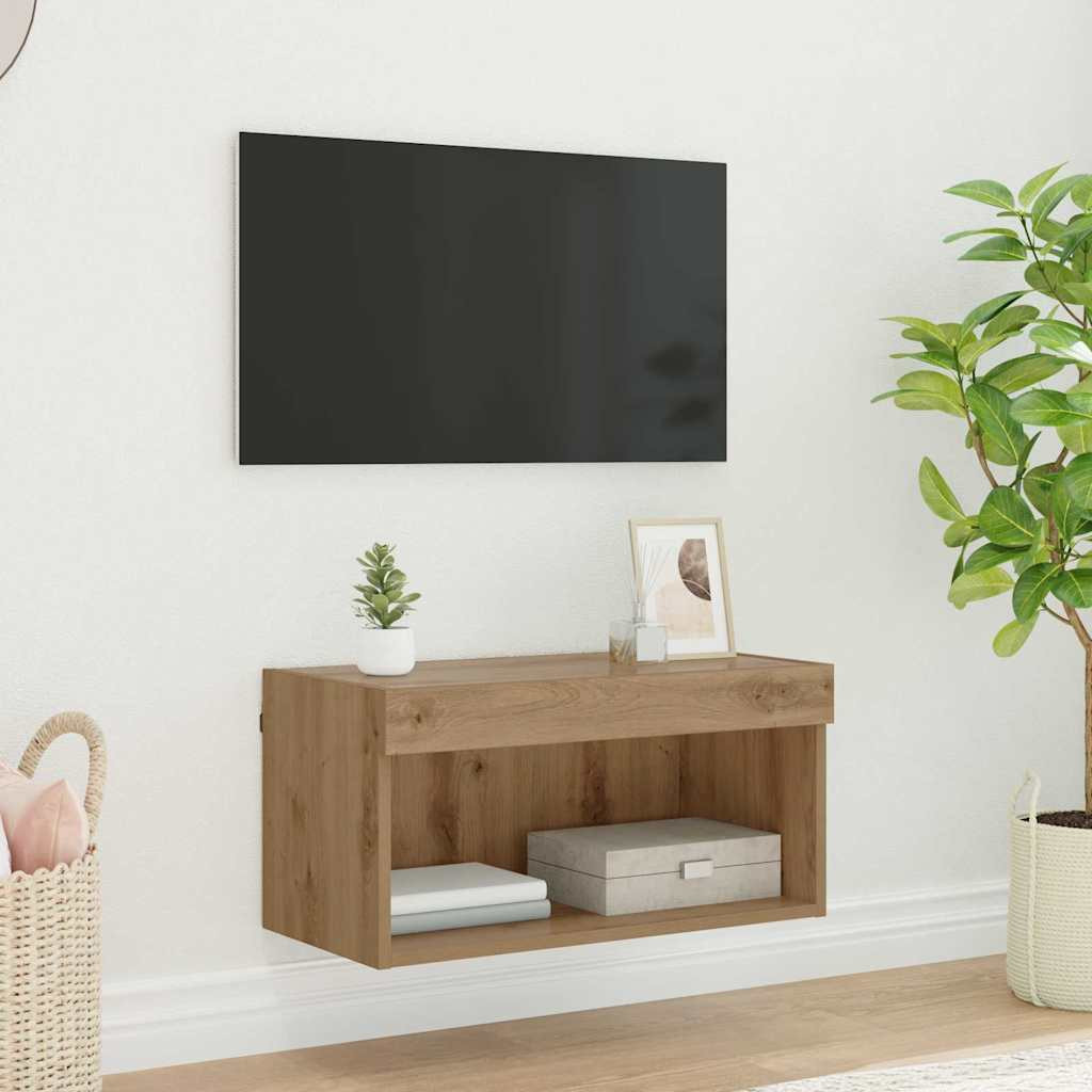 vidaXL TV-Schrankset 60 x 30 x 30 cm Artisan-Eiche Holzwerkstoff