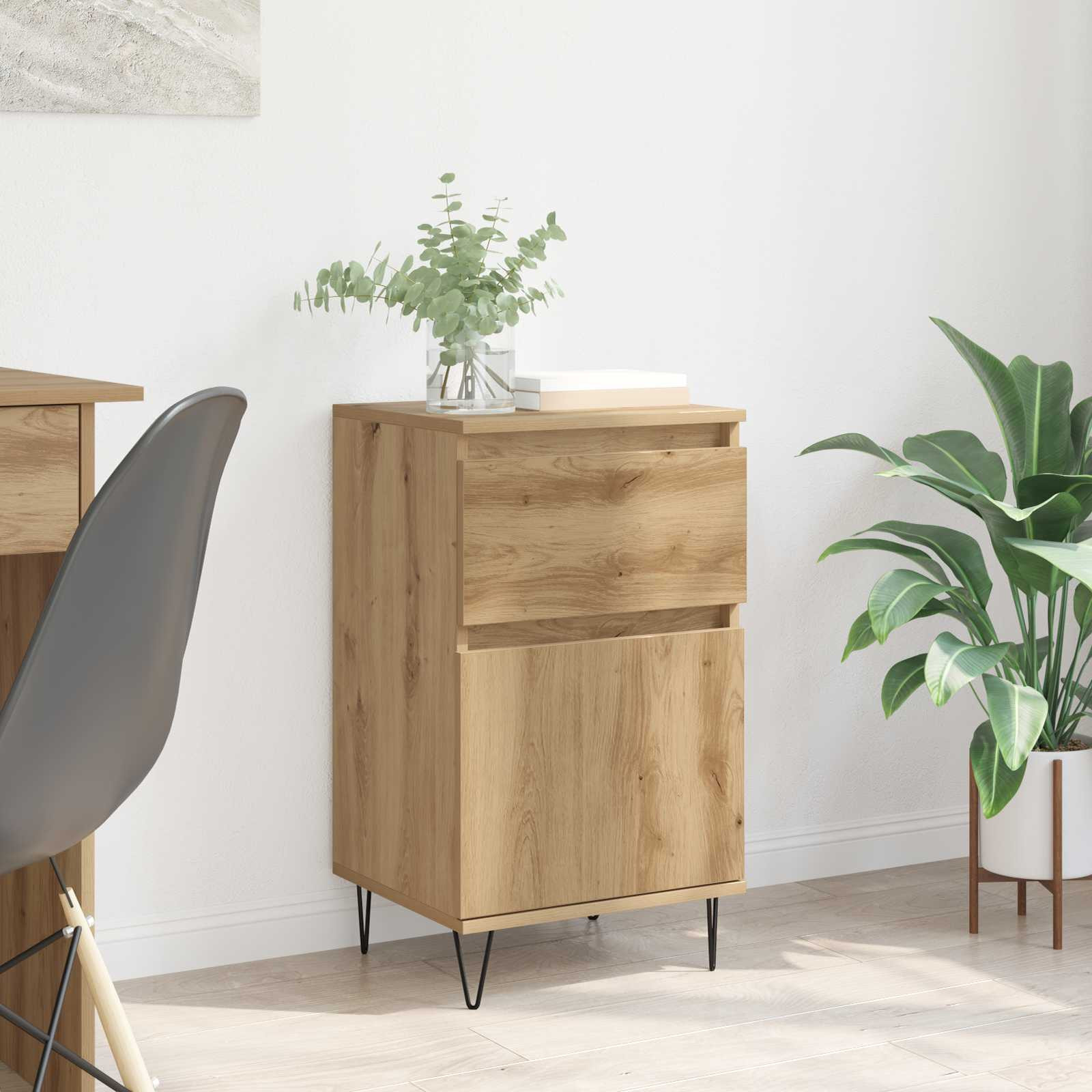 vidaXL Sideboard Artisan-Eiche 35 x 40 x 70 cm Holzwerkstoff