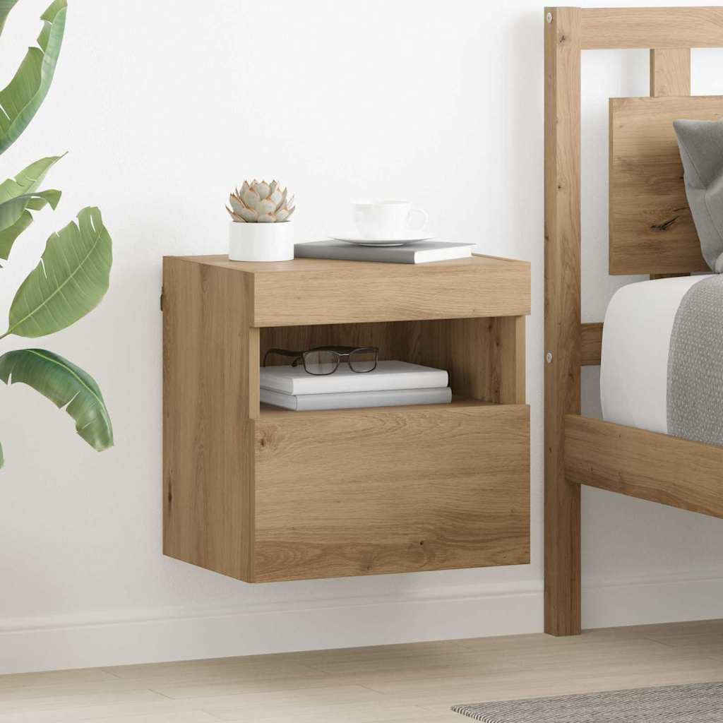 vidaXL TV-Wandschrank 40 x 30 x 40 cm Artisan-Eiche Holzwerkstoff