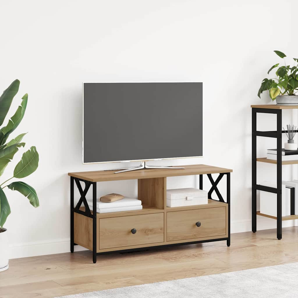 vidaXL TV-Schränk 90 x 33 x 45 cm Artisan-Eiche