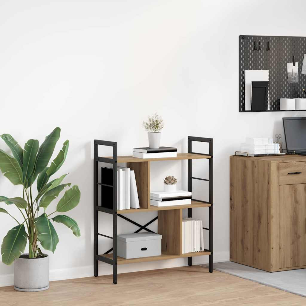 vidaXL Bücherregal 5 Ebenen 75 x 30 x 91 cm Holzwerkstoff