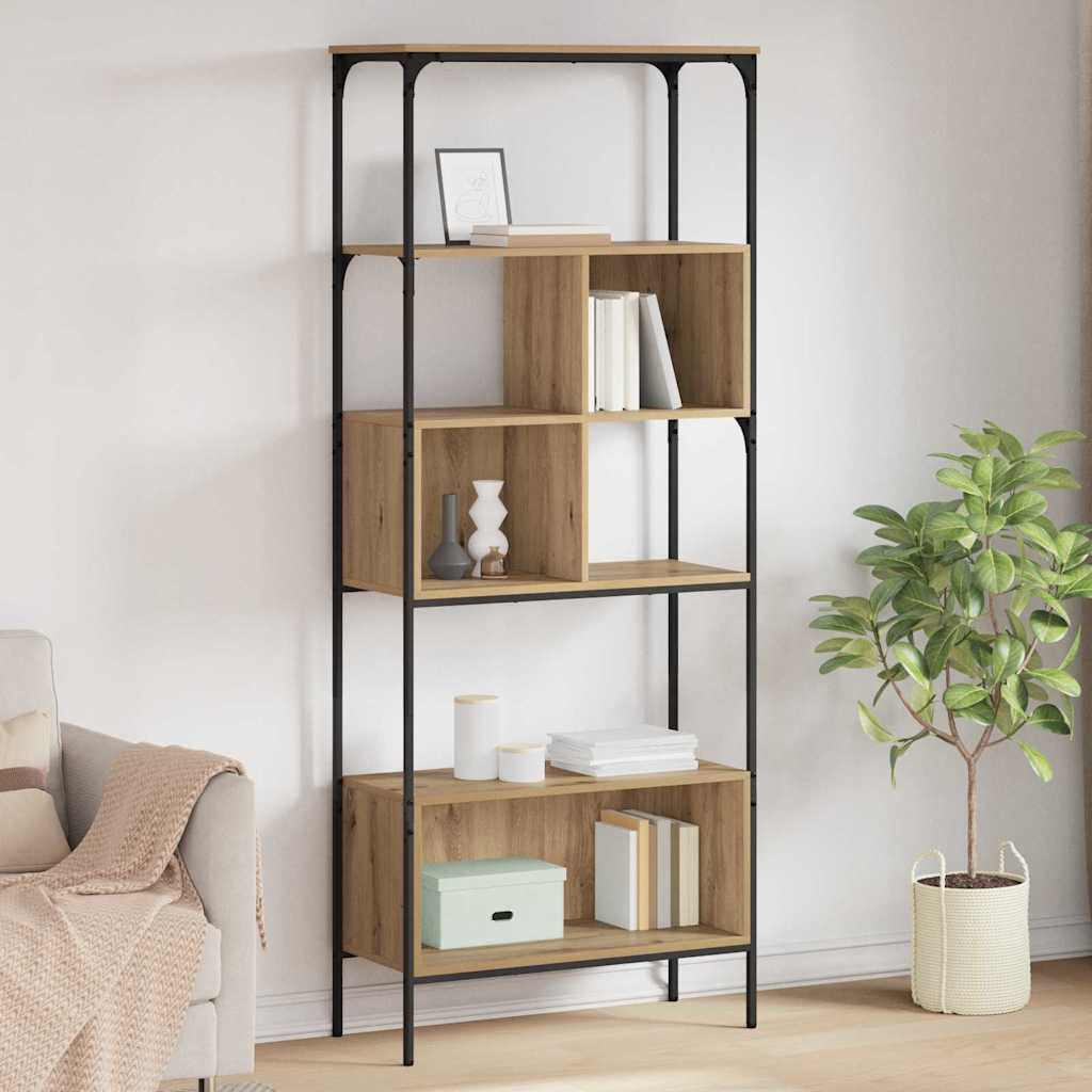 vidaXL Bücherregal 7 Ebenen 76 x 33 x 188,5 cm Holzwerkstoff