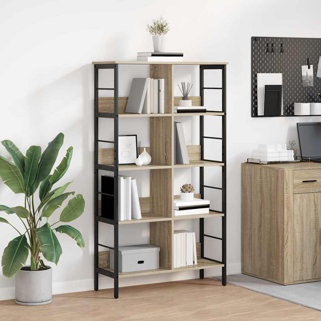 vidaXL Bücherregal Sonoma-Eiche 82 x 32 x 144,5 cm Holzwerkstoff