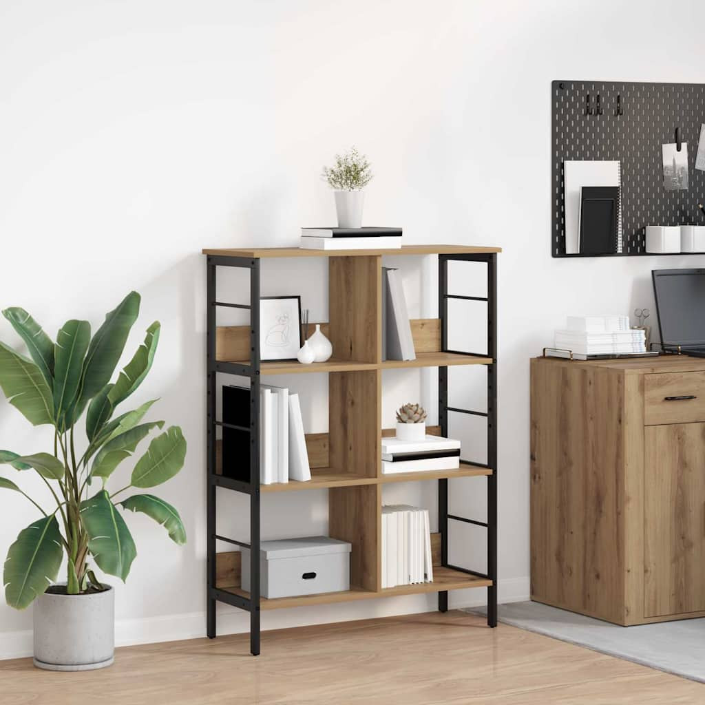 vidaXL Bücherregal 6 Ebenen 82 x 32 x 112 cm Holzwerkstoff