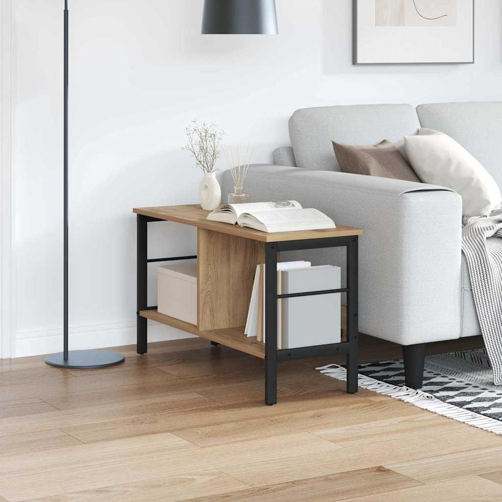 vidaXL Bücherregal 2 Ebenen 82 x 32 x 47 cm Holzwerkstoff